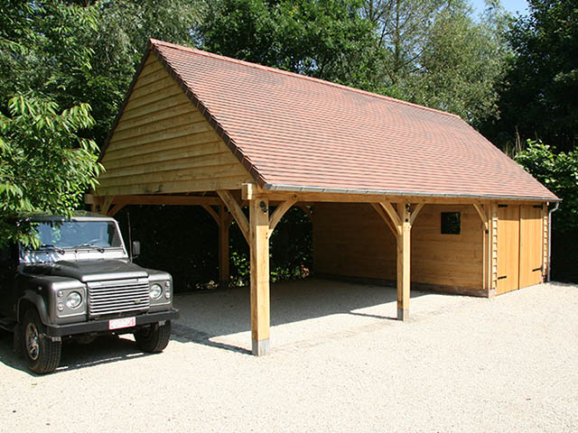 Haast je meer en meer Pa Prime Oak Buildings | Eiken bijgebouwen | Garages en carports 1